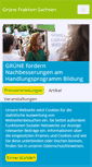 Mobile Screenshot of gruene-fraktion-sachsen.de